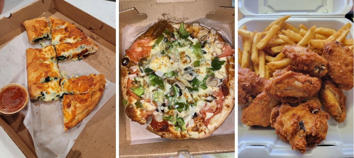 Bill's Pizza Menu
