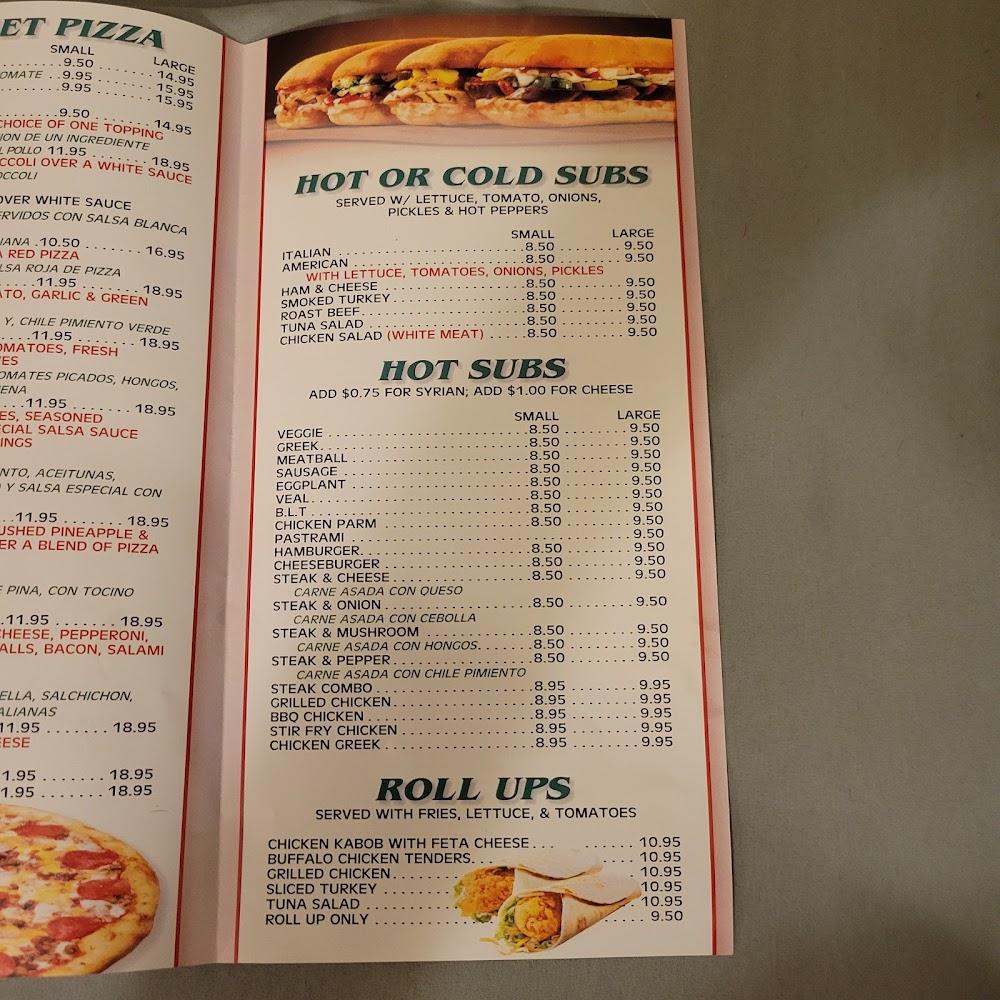 Bill's Pizza Menu image 3